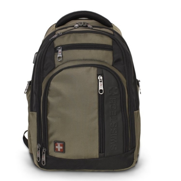 Swiss Tech Bags Swisstech Urban Trek 8 Travel Backpack With Usb Port Poshmark
